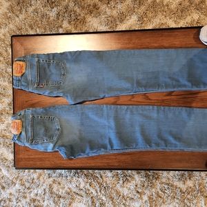 2 Pair Levi's Comfort Adjustable Waist Jeans, Size 18 Reg 29x31
